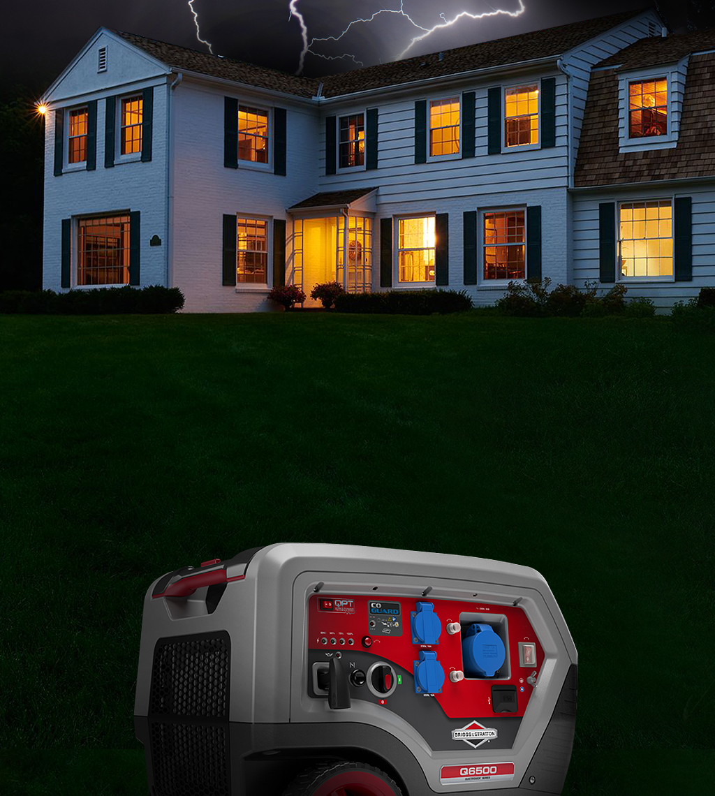 Q6500 Inverter providing house with power during outage